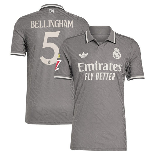 Jude Bellingham Real Madrid Originals 2024/25 Third Player Jersey - Charcoal | Adidas cheap