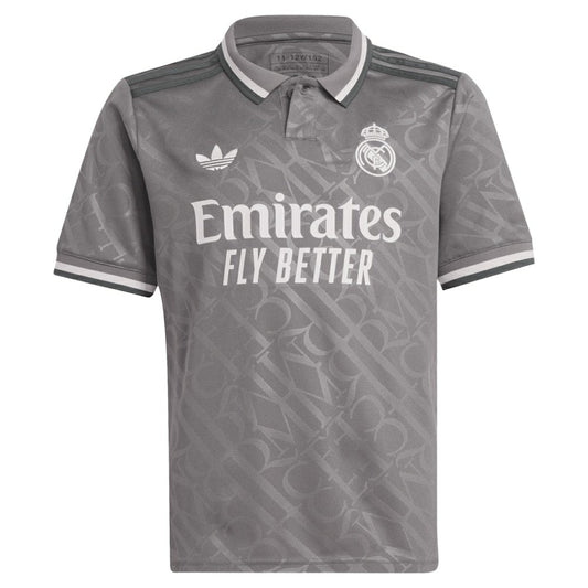 Jude Bellingham Real Madrid Originals Youth 2024/25 Third Replica Player Jersey - Charcoal | Adidas shop