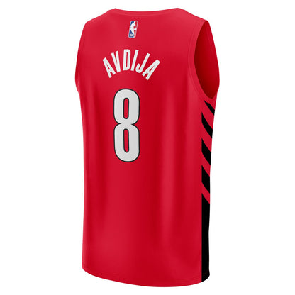 Deni Avdija Portland Trail Blazers Fast Break Player Jersey - Statement Edition - Red | Fanatics online