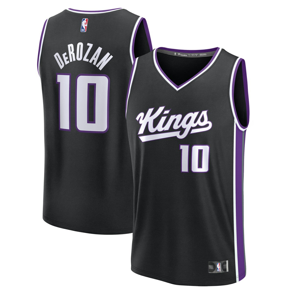 DeMar DeRozan Sacramento Kings Youth Fast Break Replica Player Jersey - Icon Edition - Black | Fanatics on sale