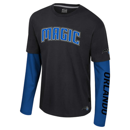 Orlando Magic Stadium Essentials Unisex Spectator 2fer Long Sleeve T-Shirt - Black outlet