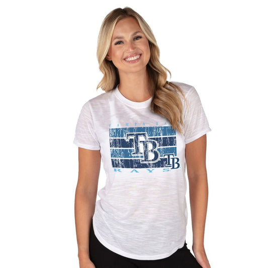 Tampa Bay Rays Concepts Sport Women's Infuse Knit Top - White