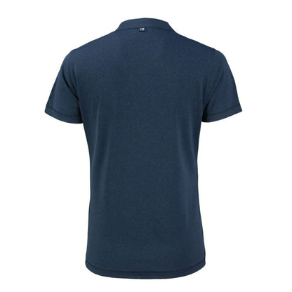 St. Louis Cardinals Cutter & Buck Women's Forge Stretch Blade DryTec V-Neck Polo - Heather Navy