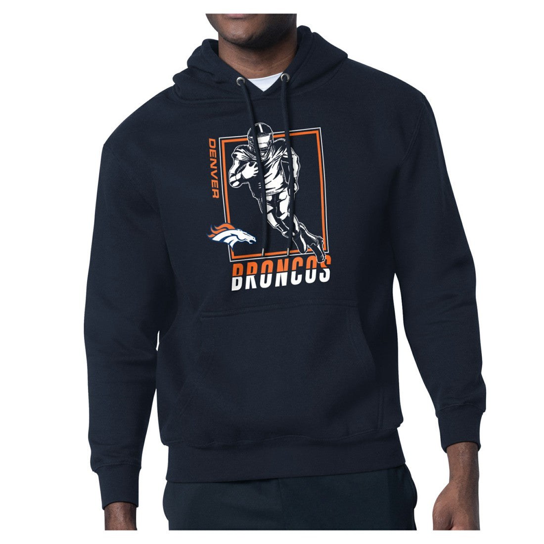 Denver Broncos Starter Player Grid Pullover Hoodie - Navy online