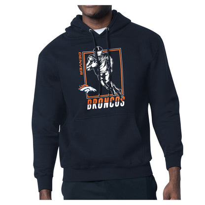 Denver Broncos Starter Player Grid Pullover Hoodie - Navy online