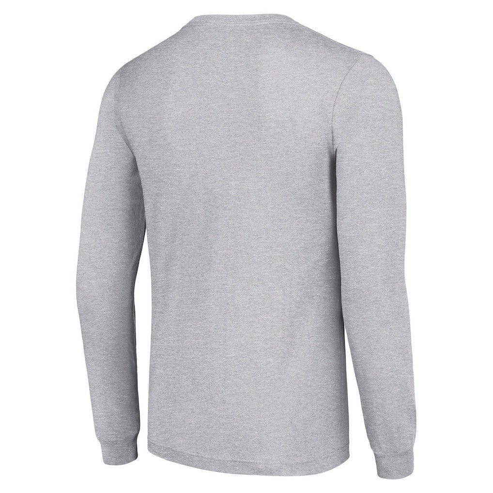 Buffalo Bills Starter Team Name Graphic Long Sleeve T-Shirt - Heather Gray cheap