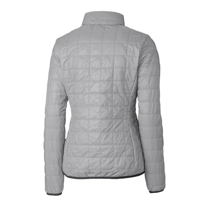 Indianapolis Colts Cutter & Buck Women's Rainier PrimaLoft Eco Insulated Full-Zip Puffer Jacket - Gray for sale
