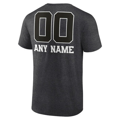 Baltimore Ravens Personalized Name & Number Monochrome T-Shirt - Charcoal discount