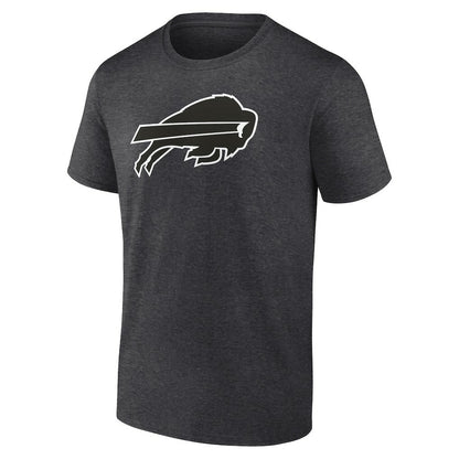 Buffalo Bills Personalized Name & Number Monochrome T-Shirt - Charcoal outlet