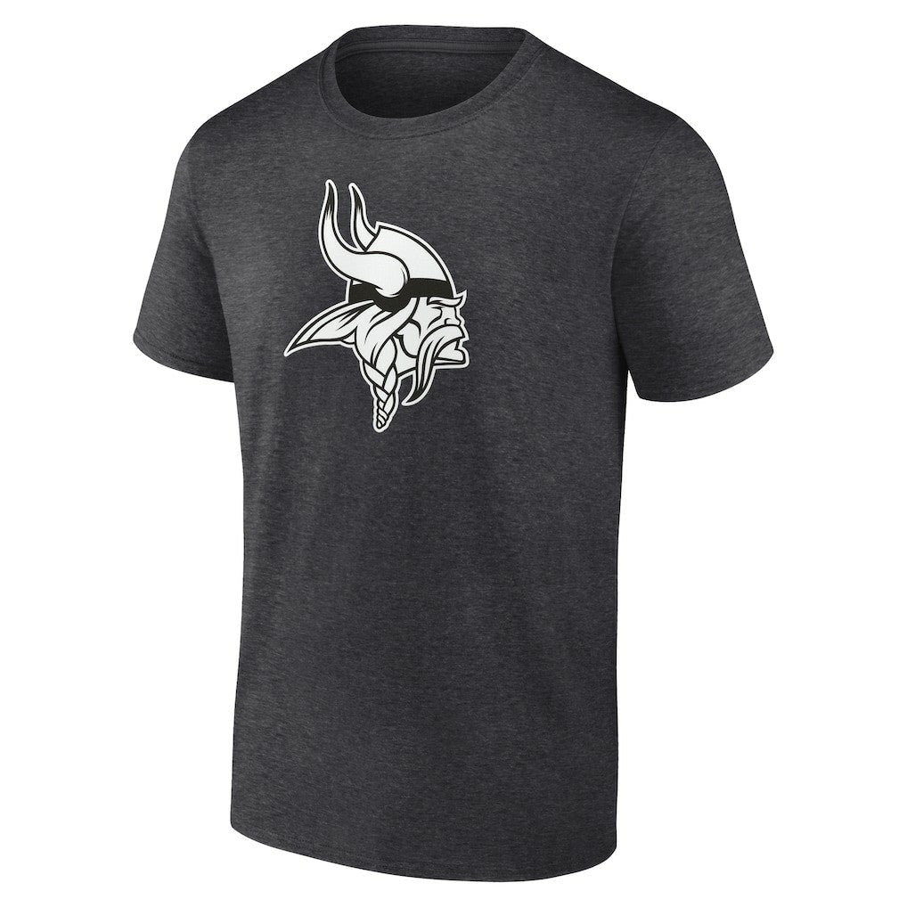 Minnesota Vikings Personalized Name & Number Monochrome T-Shirt - Charcoal discount