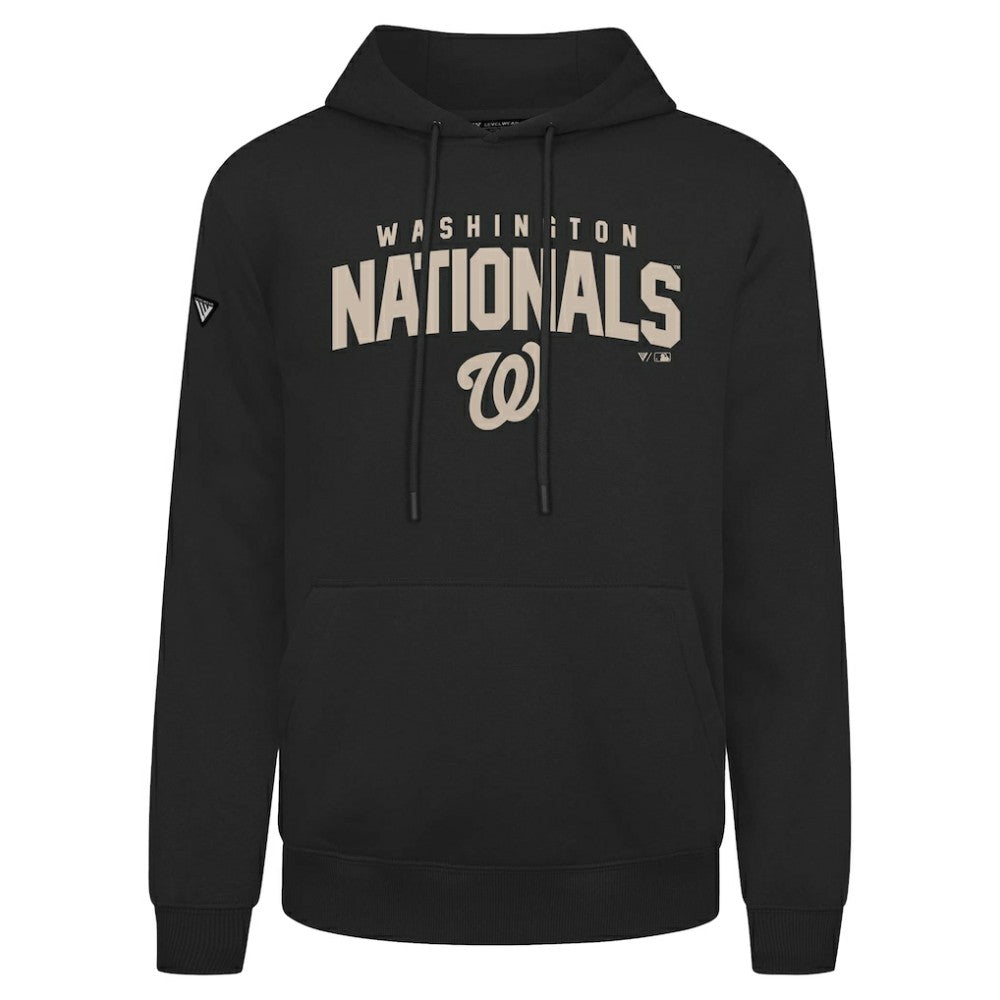 Washington Nationals Levelwear Podium Team Arch Pullover Hoodie - Black