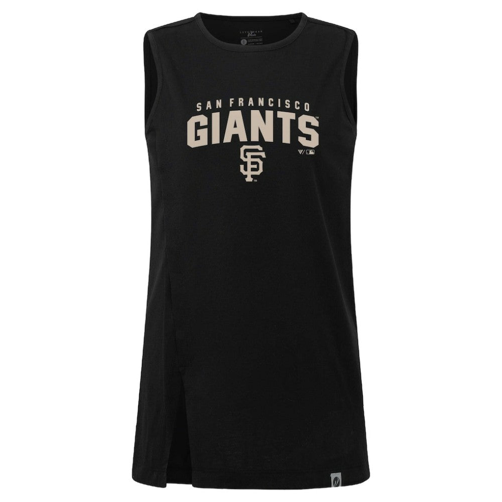 San Francisco Giants Levelwear Women's Influx Team Arch Tank Top - Black