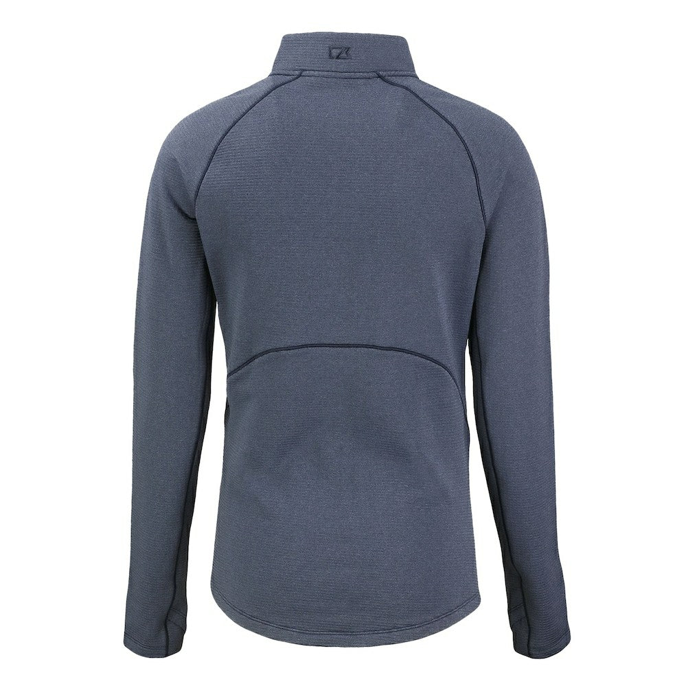Indianapolis Colts Cutter & Buck Women's Americana Peshastin Eco Fleece Recycled Tri-Blend Raglan Half-Zip Jacket - Heather Navy discount