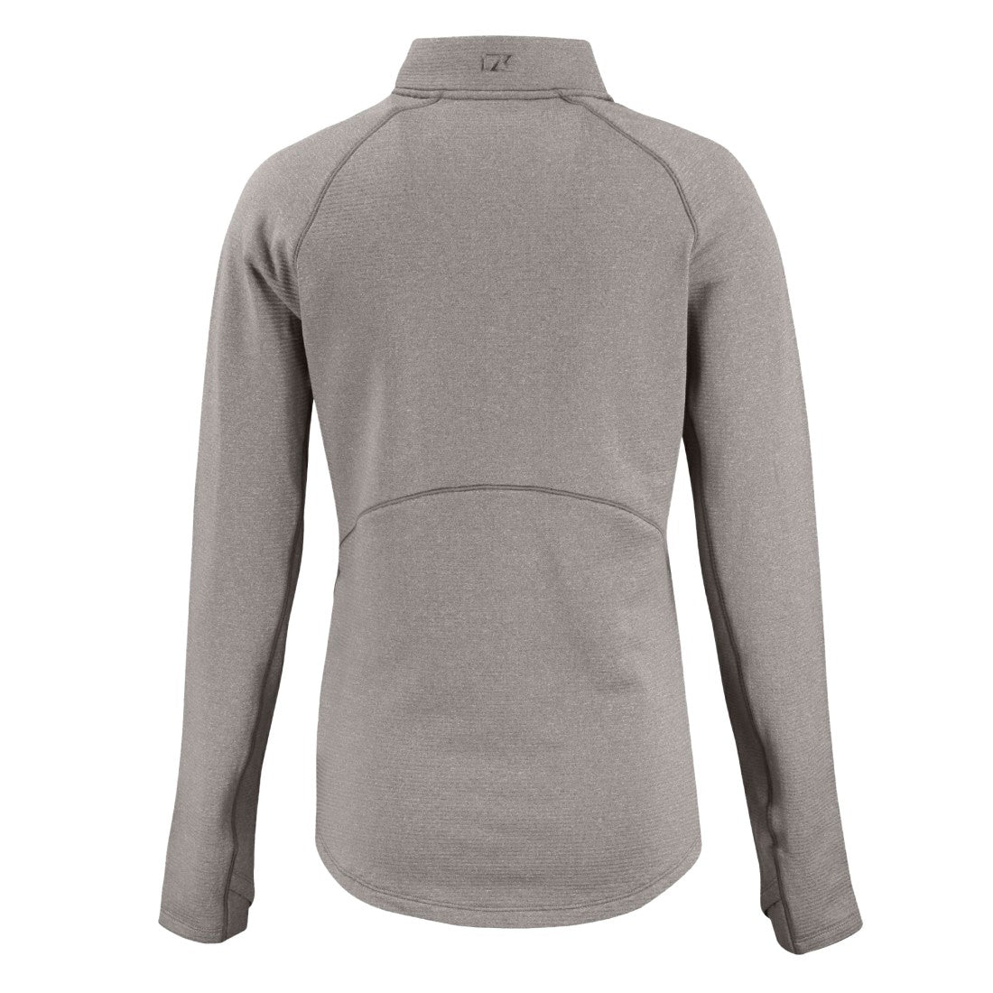 Tampa Bay Buccaneers Cutter & Buck Women's Peshastin Eco Fleece Recycled Tri-Blend Raglan Half-Zip Jacket - Heather Gray cheap