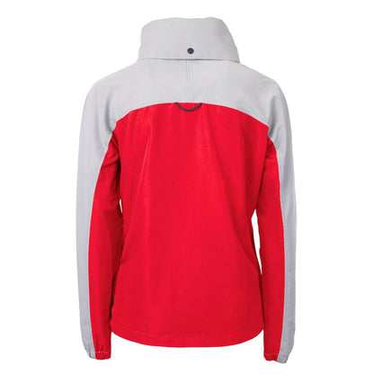 San Francisco 49ers Cutter & Buck Women's Charter Eco Recycled Half-Zip Hooded Anorak Jacket - Red online