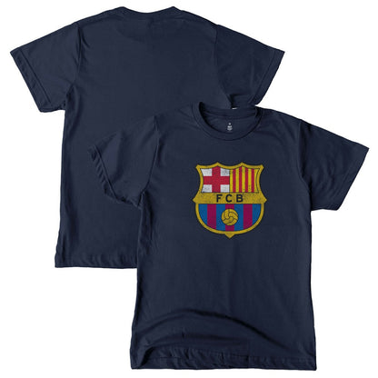 Barcelona 1863FC Youth Color Badge T-Shirt - Navy sale