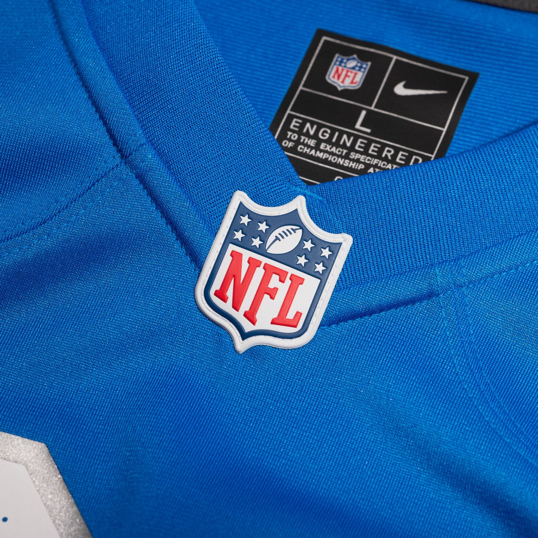 Derrick Barnes Detroit Lions Team Game Jersey - Blue | Nike discount