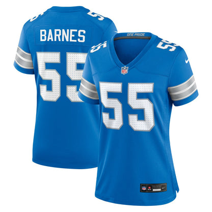 Derrick Barnes Detroit Lions Women's Team Game Jersey - Blue | Nike sale