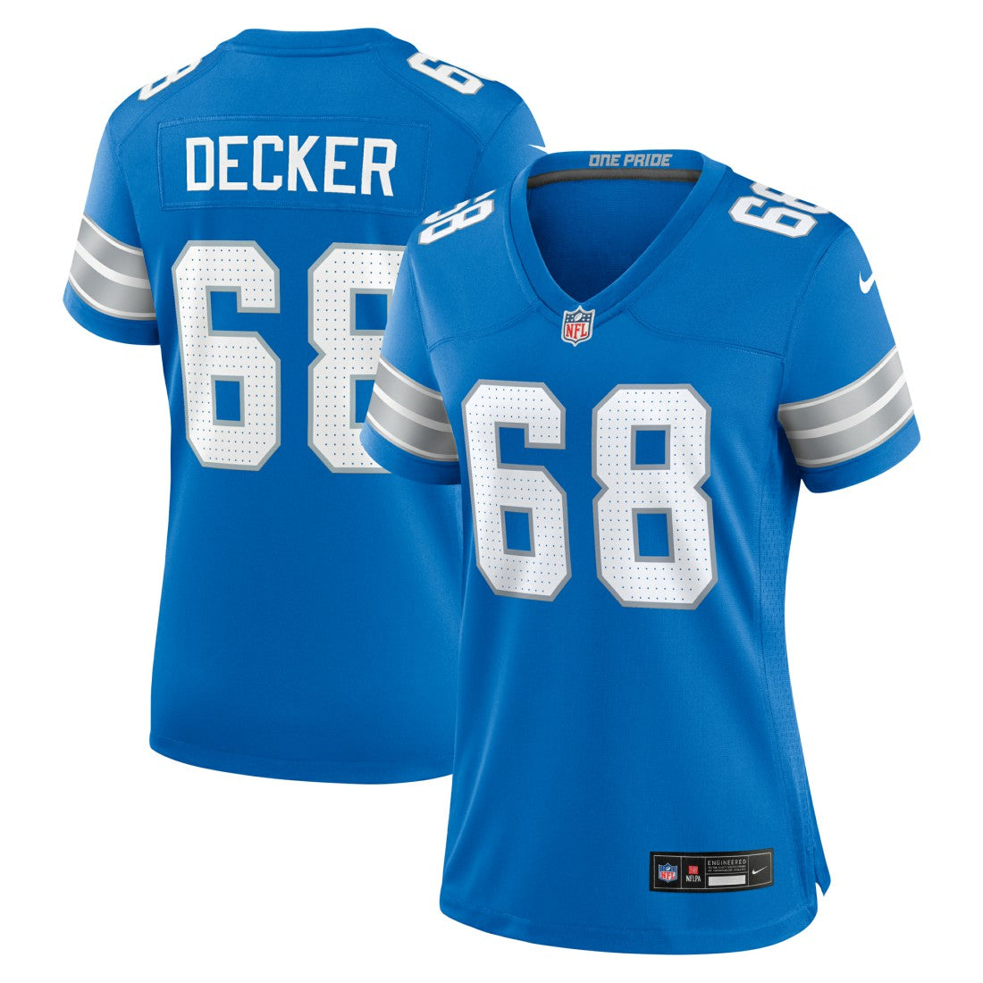 Taylor Decker Detroit Lions Women's Team Game Jersey - Blue | Nike outlet