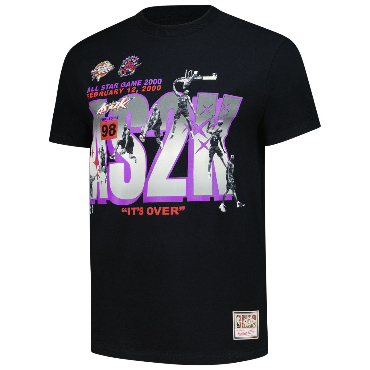 Vince Carter Toronto Raptors 2000 All-Star Game It's Over T-Shirt - Black | Mitchell & Ness outlet