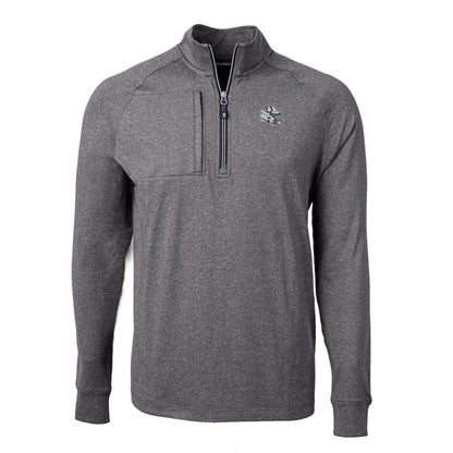 Indianapolis Colts Cutter & Buck Big & Tall Adapt Eco Raglan Quarter-Zip Jacket - Heather Black online