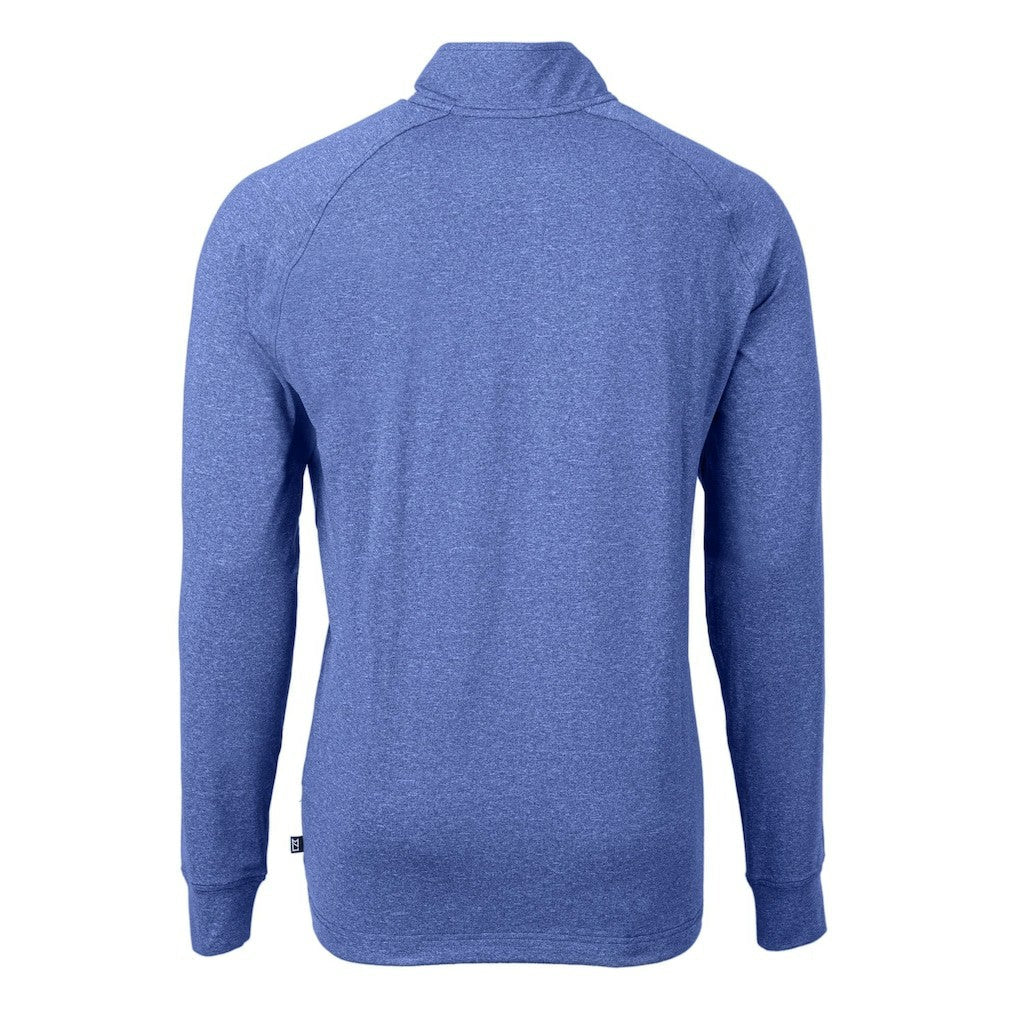 Indianapolis Colts Cutter & Buck Big & Tall Adapt Eco Raglan Quarter-Zip Jacket - Heather Royal cheap