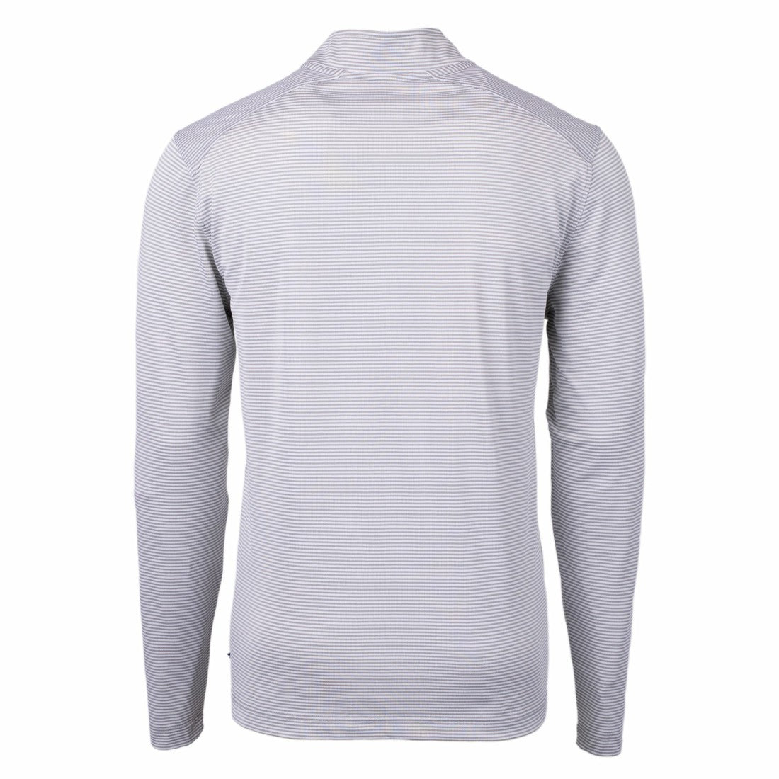 Denver Broncos Cutter & Buck Big & Tall Virtue Eco Pique Micro Stripe Tri-Blend Quarter-Zip Jacket - Gray outlet