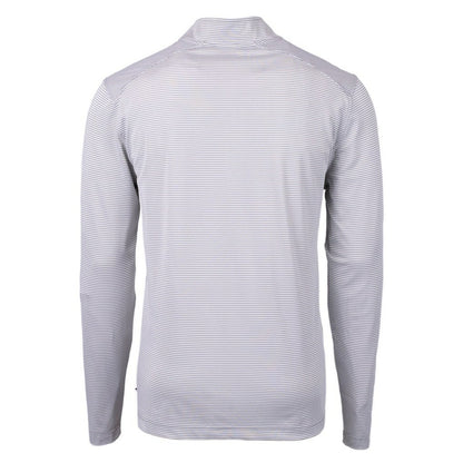 Indianapolis Colts Cutter & Buck Big & Tall Virtue Eco Pique Micro Stripe Tri-Blend Quarter-Zip Jacket - Gray online