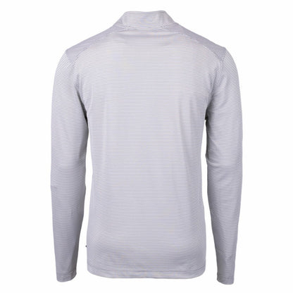 Tampa Bay Buccaneers Cutter & Buck Big & Tall Virtue Eco Pique Micro Stripe Tri-Blend Quarter-Zip Jacket - Gray on sale