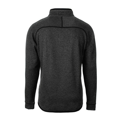 Indianapolis Colts Cutter & Buck Big & Tall Mainsail Sweater-Knit Half-Zip Jacket - Heather Charcoal on sale