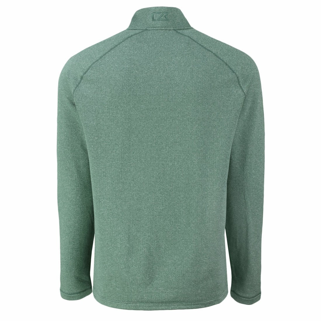 Green Bay Packers Cutter & Buck Peshastin Eco Fleece Tri-Blend Raglan Recycled Quarter-Zip Jacket - Heather Green on sale