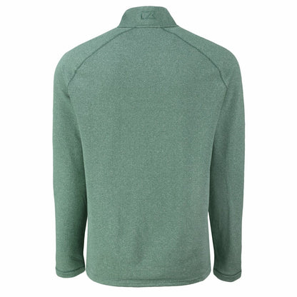 Green Bay Packers Cutter & Buck Peshastin Eco Fleece Tri-Blend Raglan Recycled Quarter-Zip Jacket - Heather Green cheap
