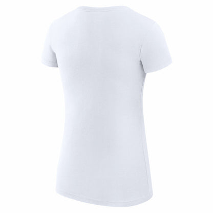 Oklahoma City Thunder G-III 4Her by Carl Banks Women's Super-Slim Fit Lightweight Leopard Heart T-Shirt - White on sale