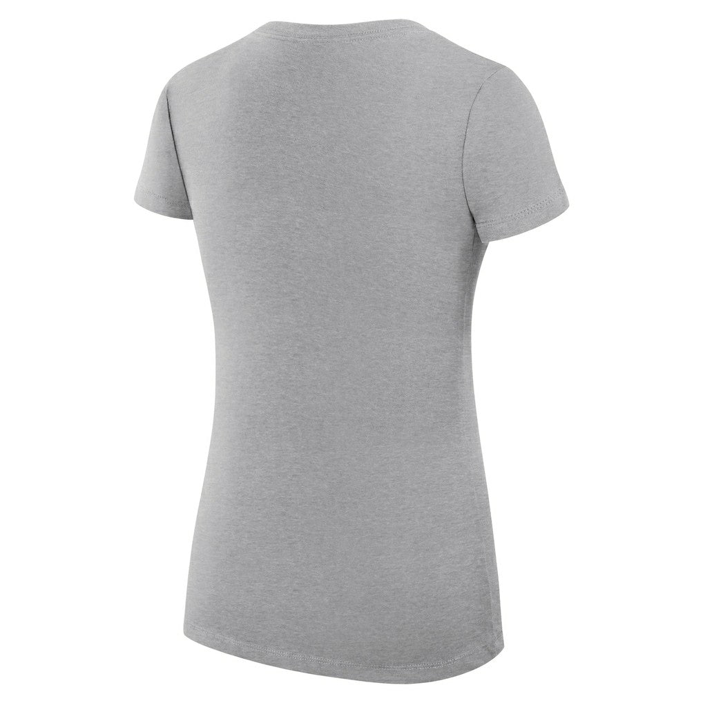 Indiana Pacers G-III 4Her by Carl Banks Women's Super-Slim Fit Lightweight Leopard Heart V-Neck T-Shirt - Heather Gray online