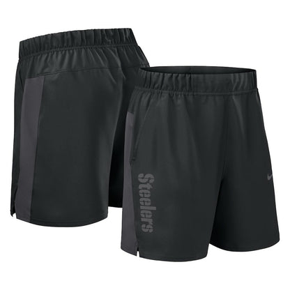 Pittsburgh Steelers Woven Victory Dri-FIT Shorts - Black | Nike for sale