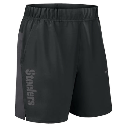 Pittsburgh Steelers Woven Victory Dri-FIT Shorts - Black | Nike for sale