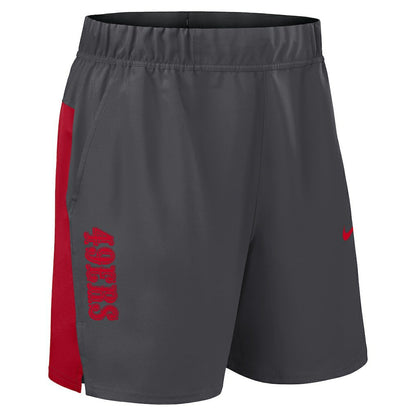 San Francisco 49ers Woven Victory Dri-FIT Shorts - Gray | Nike cheap