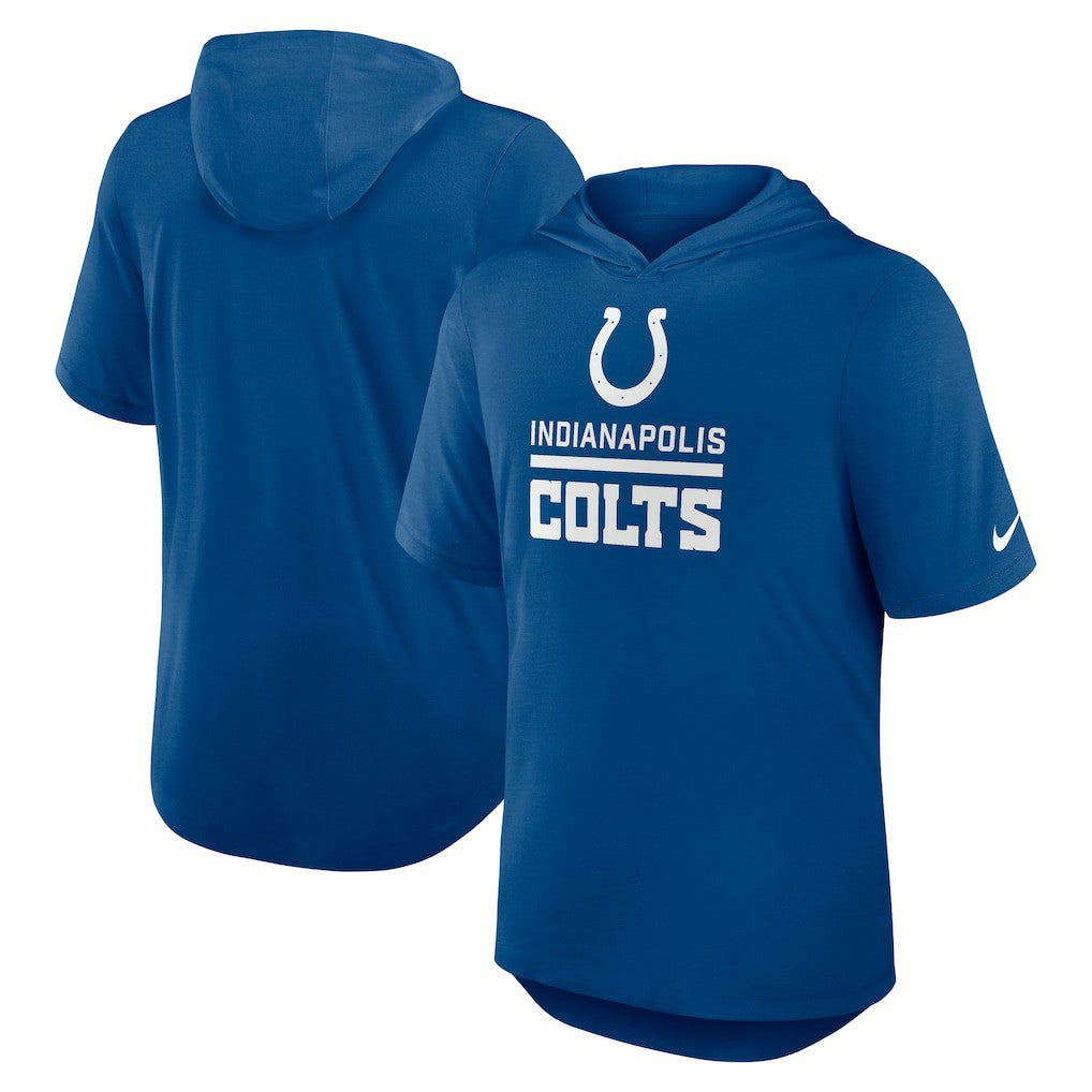 Indianapolis Colts Lockup Tri-Blend Hoodie T-Shirt - Royal | Nike cheap