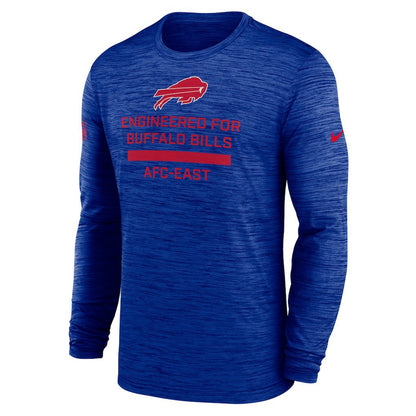 Buffalo Bills Sideline Velocity Performance Long Sleeve T-Shirt - Royal | Nike outlet