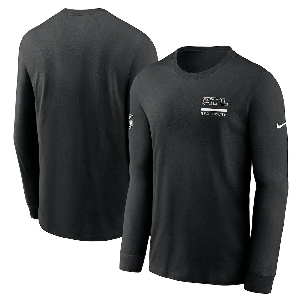 Atlanta Falcons Sideline Dri-FIT Long Sleeve T-Shirt - Black | Nike sale