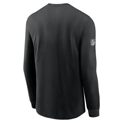 Minnesota Vikings Sideline Dri-FIT Long Sleeve T-Shirt - Black | Nike on sale