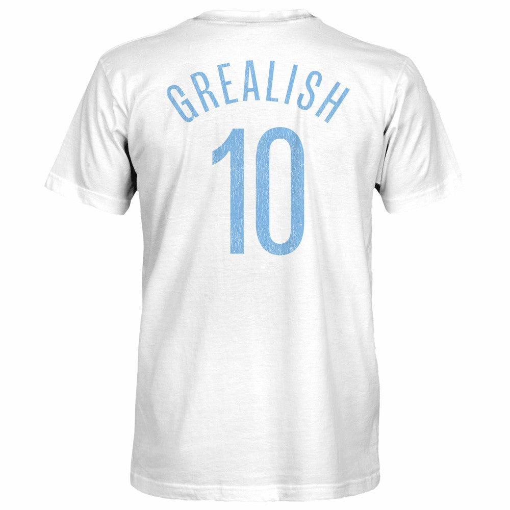 Jack Grealish Manchester City 1863FC Player T-Shirt - White discount