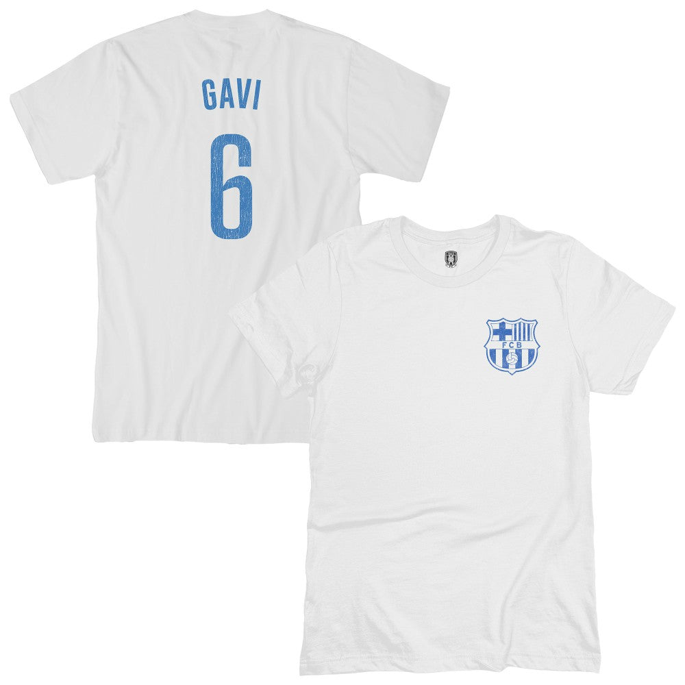 Gavi Barcelona 1863FC Player T-Shirt - White outlet