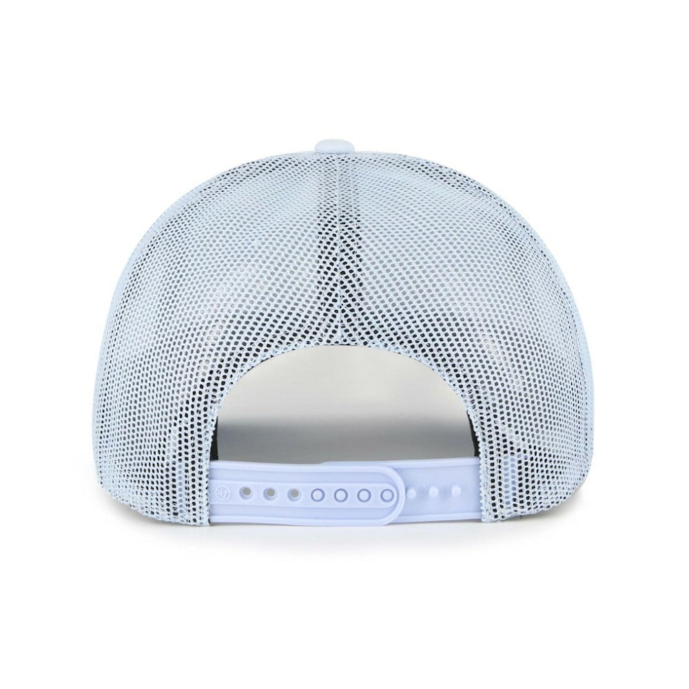 Washington Nationals Foundation Script Hitch Adjustable Trucker Hat - Light Blue | 47 brand