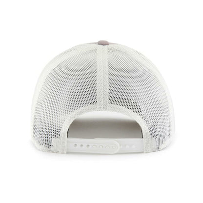 Washington Nationals Tide Sweep Rope Trucker Adjustable Hat - Gray/White | 47 brand