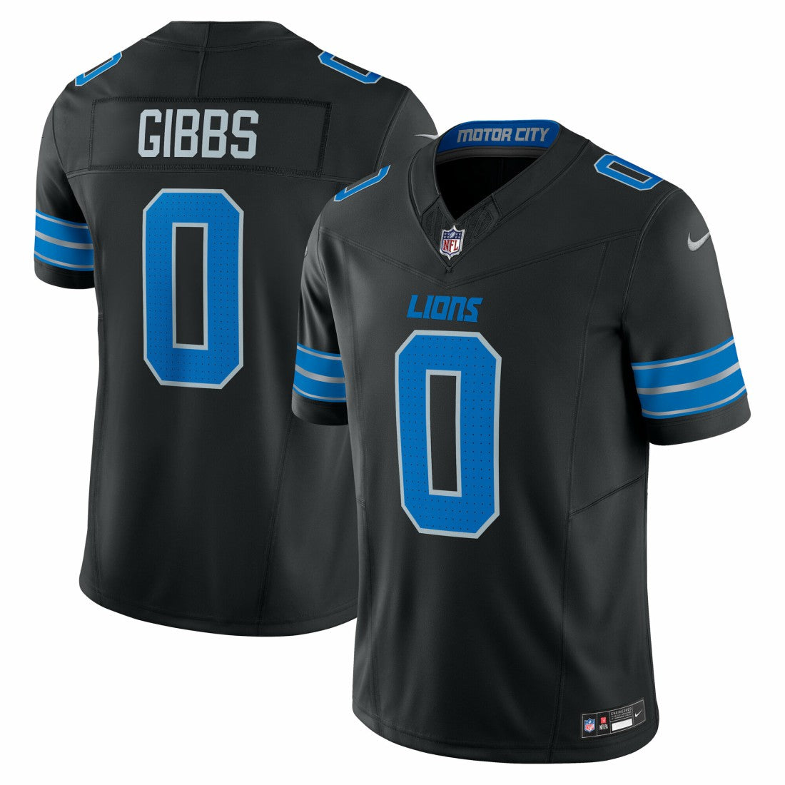 Jahmyr Gibbs Detroit Lions 2nd Alternate Vapor F.U.S.E. Limited Jersey - Black | Nike sale