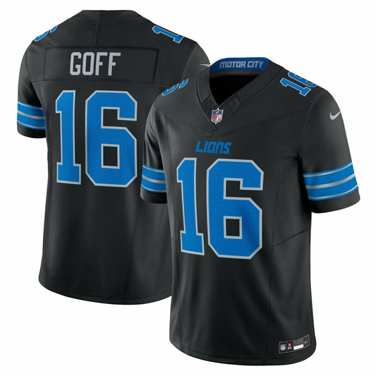 Jared Goff Detroit Lions Vapor F.U.S.E. Limited Jersey - Black | Nike online