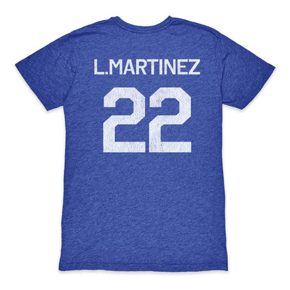 Lautaro Martinez Argentina National Team 1863FC Retro Player Tri-Blend T-Shirt - Blue outlet