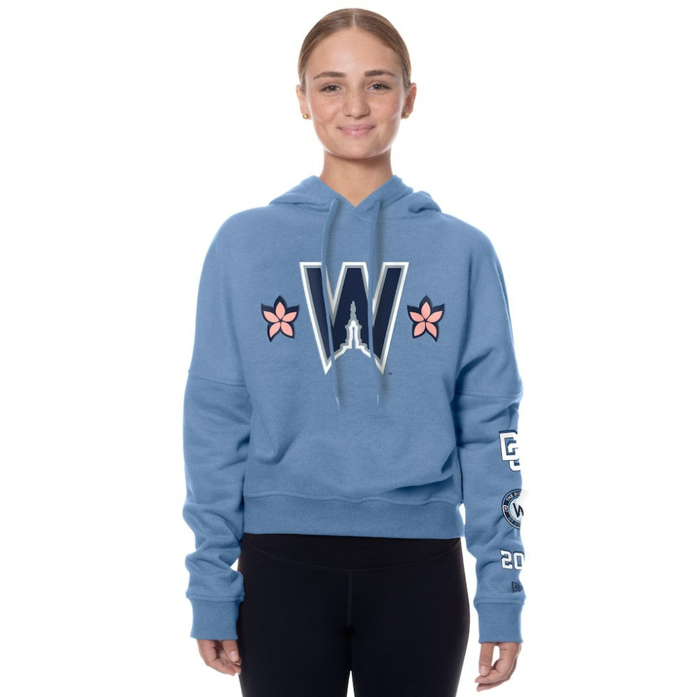 Washington Nationals Women's 2025 City Connect Pullover Hoodie - Blue | New Era