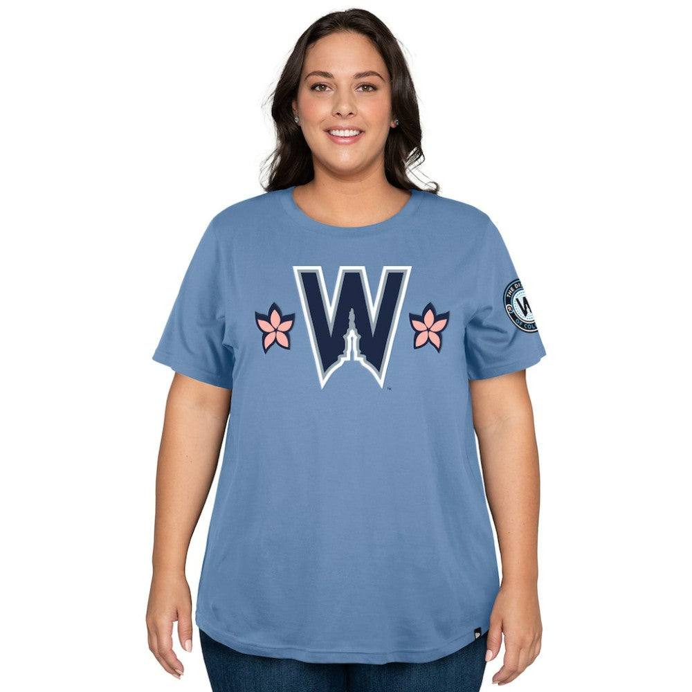 Washington Nationals Women's 2025 City Connect Plus Size T-Shirt - Powder Blue | New Era